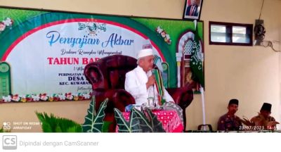 Pengajian Akbar KH. Ach. Calwani Nawawi, Berjan Purworejo di Balai Desa Jatimulyo