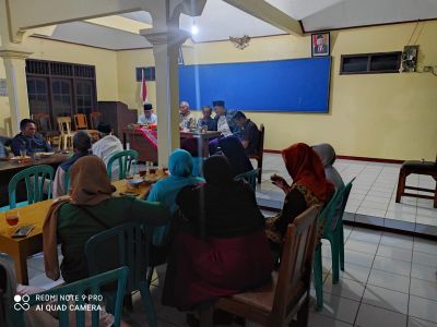 Musyawarah Pembentukan Panitian selamatan Desa memperingati Tahun Baru Hijriah (Syurah) Di Desa Jatimulyo Tahun 2022